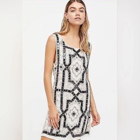 Free People | Dresses | Free People Speakeasy Beaded Dress | Poshmark